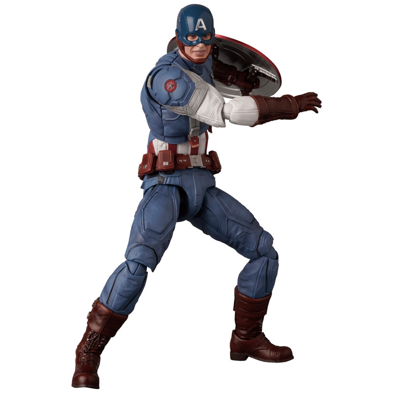 AmiAmi [Character & Hobby Shop]  MAFEX No.217 MAFEX CAPTAIN AMERICA (COMIC  Ver.)(Pre-order)