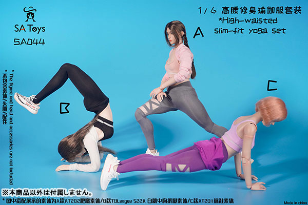 AmiAmi [Character & Hobby Shop]  1/6 High-waist Slim-fit Yoga Set