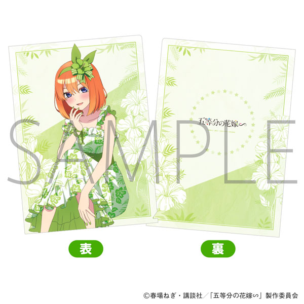 AmiAmi [Character & Hobby Shop]  Movie The Quintessential Quintuplets  New Illustration Group Cherry Blossom Japanese Outfit ver. Ani-Art aqua  label A4 Acrylic Panel(Pre-order)