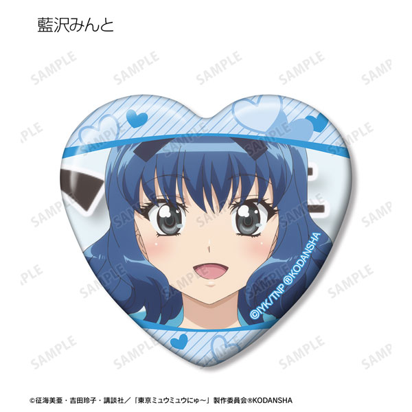 Tokyo Mew Mew Momomiya Anime Figure Badge, Ichigo Zakuro, Mint