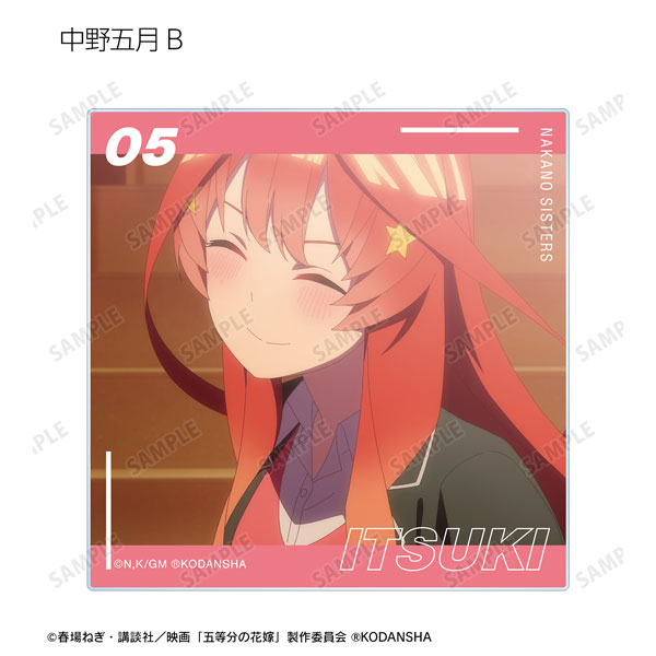 AmiAmi [Character & Hobby Shop]  Movie The Quintessential Quintuplets  Acrylic Coaster 10/ Itsuki Nakano(Released)