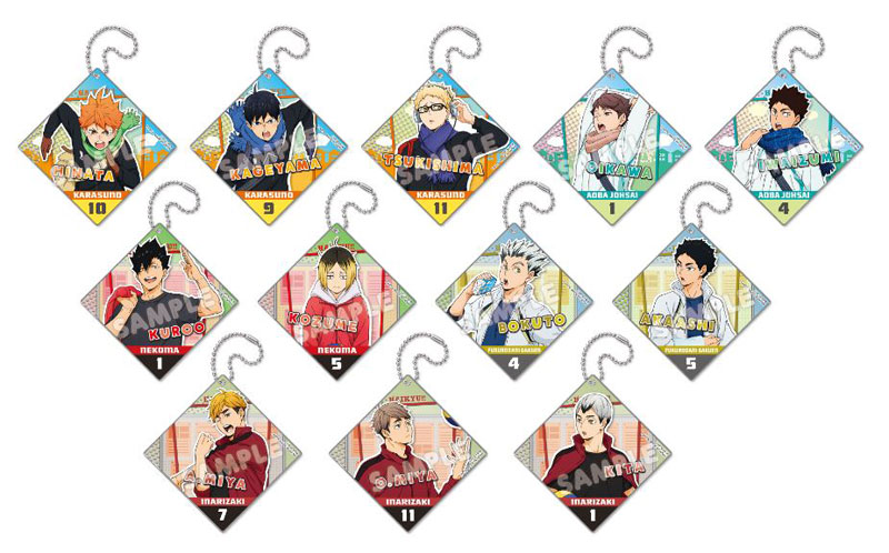 Haikyuu!! To the Top~ Tsuwamono Shuuketsu! Ichiban Kuji Acrylic Keychains (Part  2) • ✧ HachiSales ✧