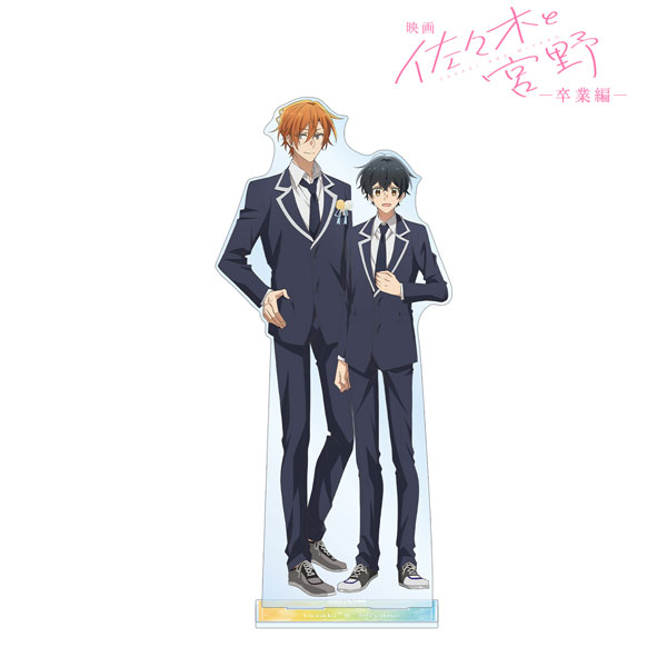 AmiAmi [Character & Hobby Shop]  Movie Sasaki to Miyano: Graduation Arc  Shumei Sasaki & Yoshikazu Miyano Jumbo Acrylic Stand(Released)