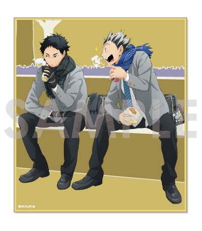 Haikyuu To The Top Shikishi Hajime Iwaizumi Art Board Visual Collection  Vol.4