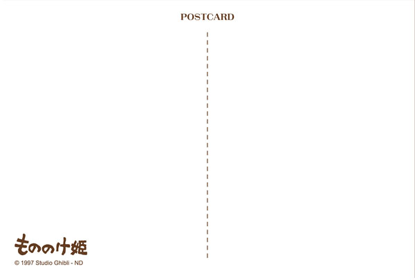 AmiAmi [Character & Hobby Shop] | Princess Mononoke Postcard Set 
