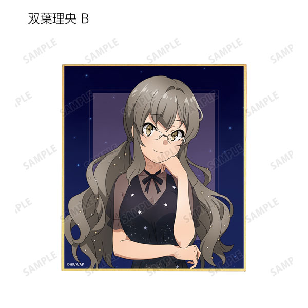 Seishun Buta Yarou Ha movie bonus shikishi sakurajima mai ver japanese art  anime