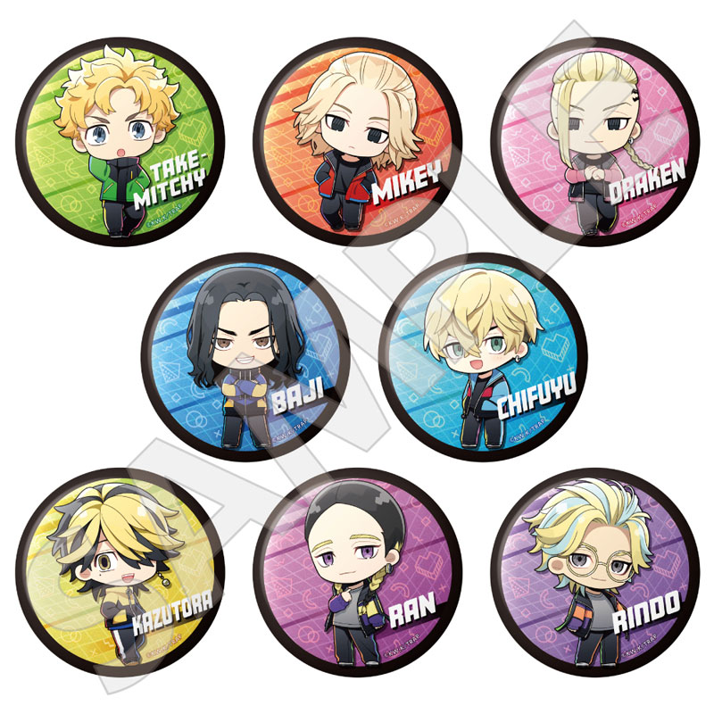 AmiAmi [Character & Hobby Shop]  THE MARGINAL SERVICE Square Tin Badge  Collection 8Pack BOX(Released)