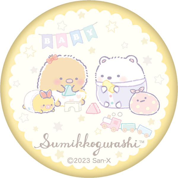 AmiAmi [Character & Hobby Shop] | Sumikko Gurashi Shiny Tin Badge 