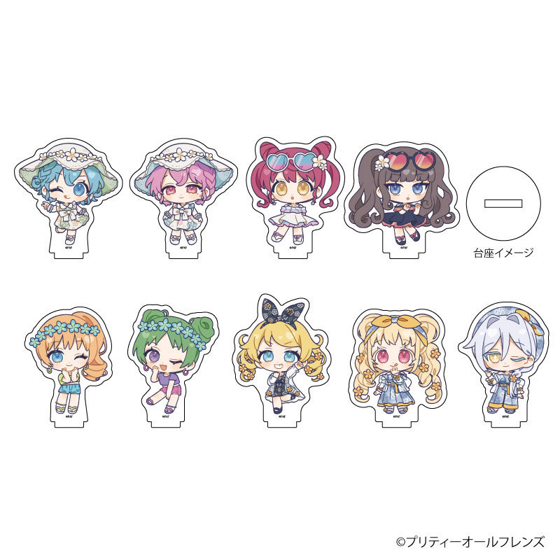 AmiAmi [Character & Hobby Shop]  Acrylic Puchi Stand Yowamushi Pedal: Limit  Break 06/ Mini Chara Illustration 9Pack BOX(Pre-order)