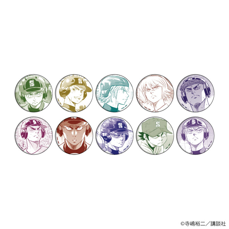 AmiAmi [Character & Hobby Shop]  Ace of Diamond - Long Tin Badge  Collection 18Pack BOX(Released)