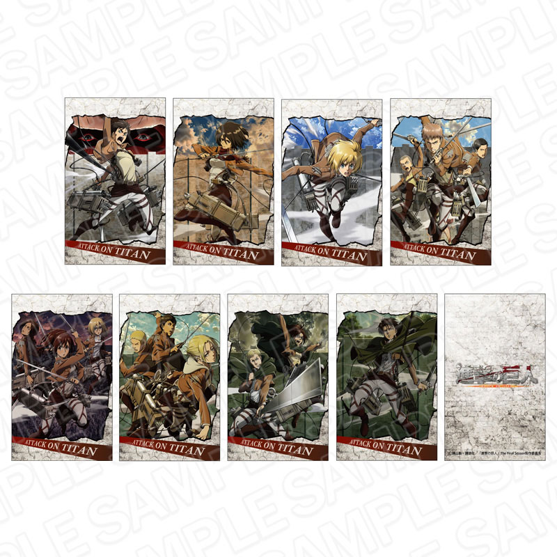 AmiAmi [Character & Hobby Shop] | Attack on Titan Illustrated Card 