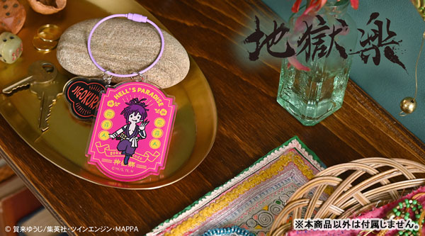 39 Types Anime Jigoku Raku Acrylic Keychain Hell's Paradise Gabimaru Aza  Chobei Pendant Keyring Jewelry