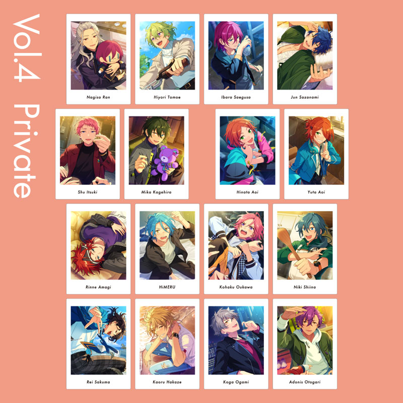 あんスタ ぱしゃっつ4 ぱしゃっつ vol.4 private 朔間零 AmiAmi [Character & Hobby Shop] | Ensemble Stars!! P.A.shots!! Vol