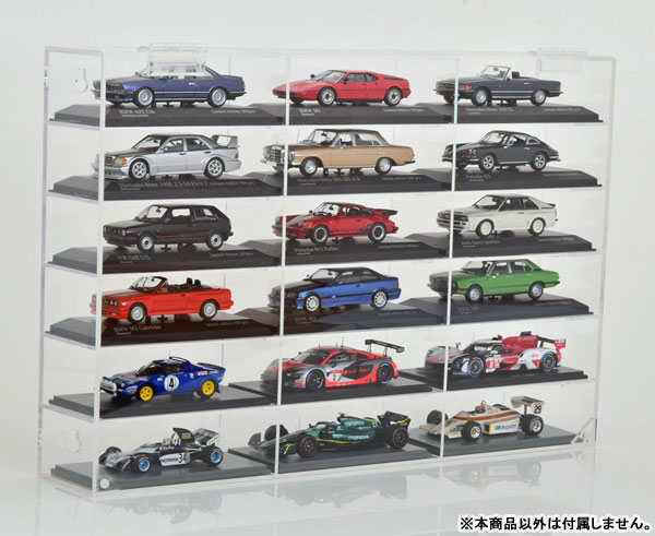 AmiAmi [Character & Hobby Shop] | 1/43 x 18 Cars Acrylic Display