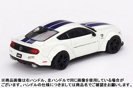 Miniature Ford Mustang GT Blanche - Échelle 1:64 - Mini GT - Modèle Détaillé - Neuf