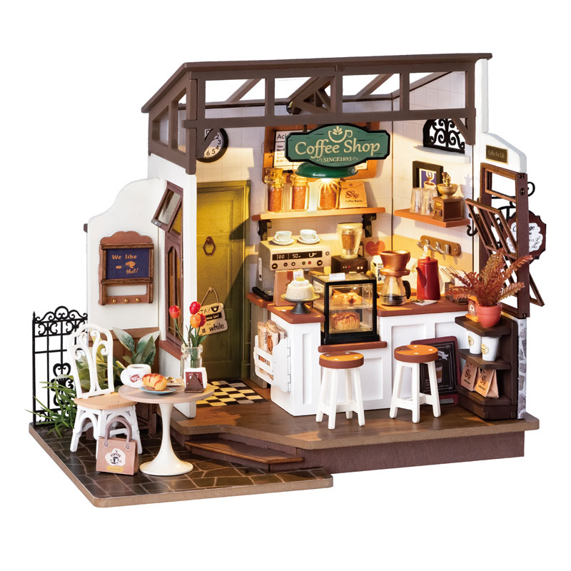 DIY Miniature House NO.17 Cafe Handmade Kit