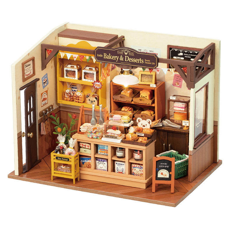DIY Miniature House Bakery in the Afternoon Handmade Kit