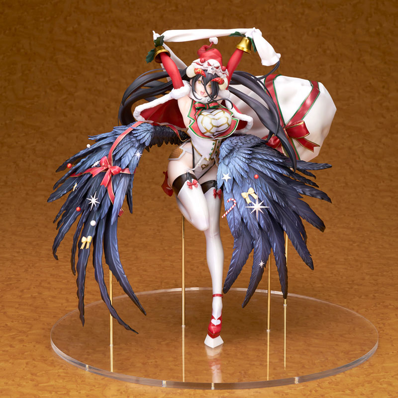 AmiAmi [Character & Hobby Shop] | Overlord Albedo Pure White Santa Ver. 1/8  Complete Figure(Released)(Single Shipment)
