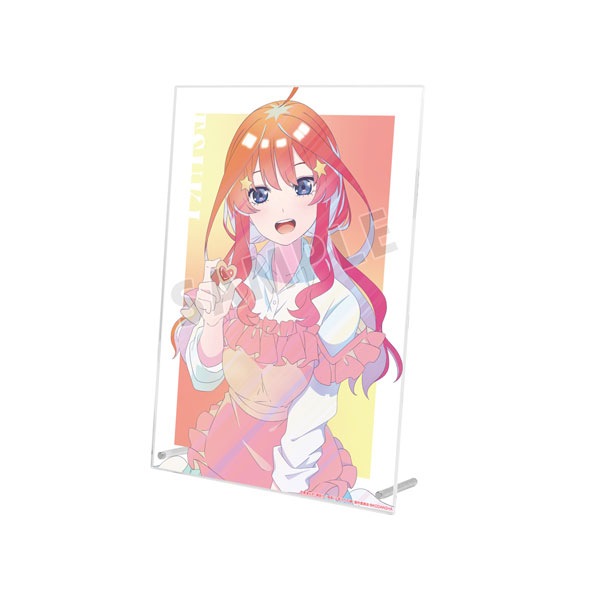 AmiAmi [Character & Hobby Shop]  Movie The Quintessential Quintuplets  New Illustration Group Cherry Blossom Japanese Outfit ver. Ani-Art aqua  label A4 Acrylic Panel(Pre-order)