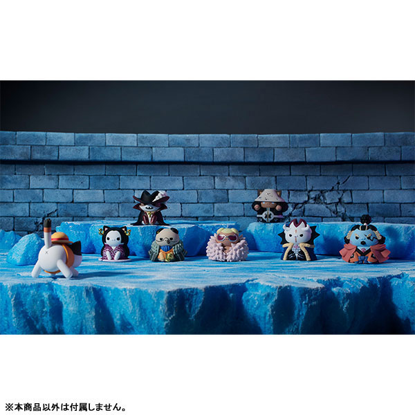 AmiAmi [Character & Hobby Shop]  MEGA CAT PROJECT ONE PIECE NYAN PIECE  NYAN! Luffy and Seven Warlords of the Sea 8Pack BOX(Pre-order)