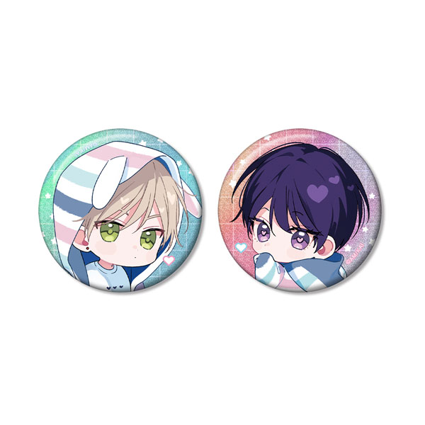 Badge Bins ROM Hologram metal badge SB69 Gakuen ver. Drawing Illustration  SHOW BY ROCK!! Sanrio Anime Store KUJI SB69 Gakuen ver. Drawing  Illustration 2nd D-2 Prize, Goods / Accessories