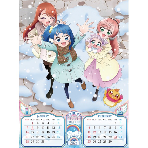 Precure Pretty Cure All Stars Desktop Calendar 2023 CL-015 Toei Animation  Japan