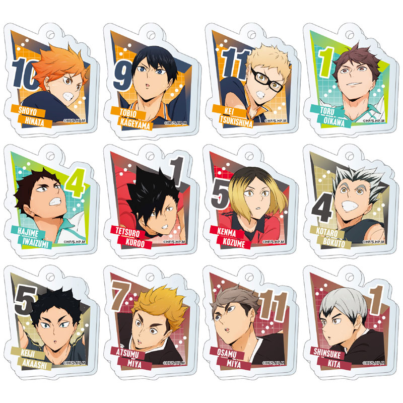 Haikyuu!! To the Top~ Tsuwamono Shuuketsu! Ichiban Kuji Acrylic Keychains (Part  2) • ✧ HachiSales ✧