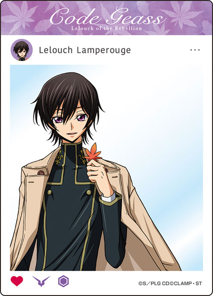 Code Geass Lelouch Lamperouge Anime Illustrated Poster 5