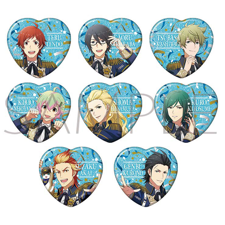 AmiAmi [Character & Hobby Shop]  Tin Badge Yowamushi Pedal: Limit Break  21/ Mini Chara Illustration 9Pack BOX(Released)