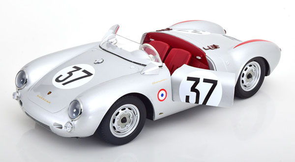 1/18 ポルシェ550A スパイダー 1955 シルバー Porsche-