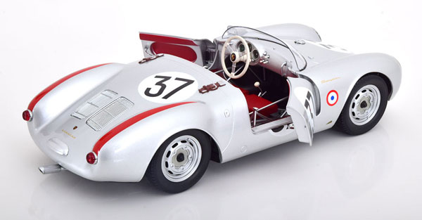 1/18 ポルシェ550A スパイダー 1955 シルバー Porsche-