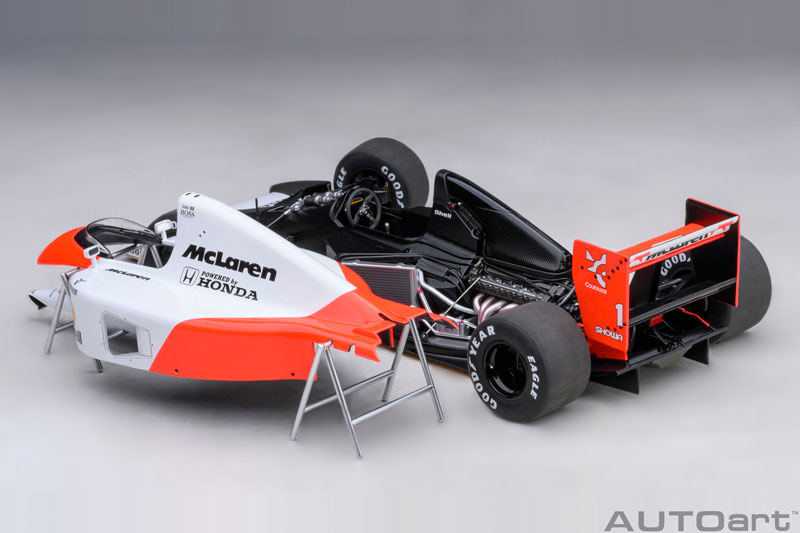 AUTOart McLaren ホンダ mp4/6 アイルトン・セナ 1/18 AmiAmi [Character & Hobby Shop] | 1/18 McLaren Honda MP4/6 Japan