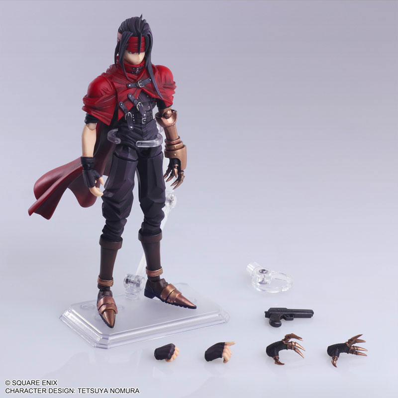 BRING ARTS ヴィンセント・ヴァレンタイン AmiAmi [Character & Hobby Shop] | Final Fantasy VII Bring