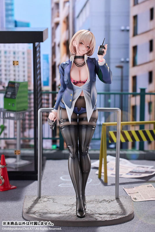 不良警察 illustration by CheLA77 1/6 AmiAmi [Character & Hobby Shop] | Naughty Police Woman