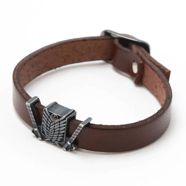 AmiAmi [Character & Hobby Shop] | Attack on Titan Leather Bracelet 