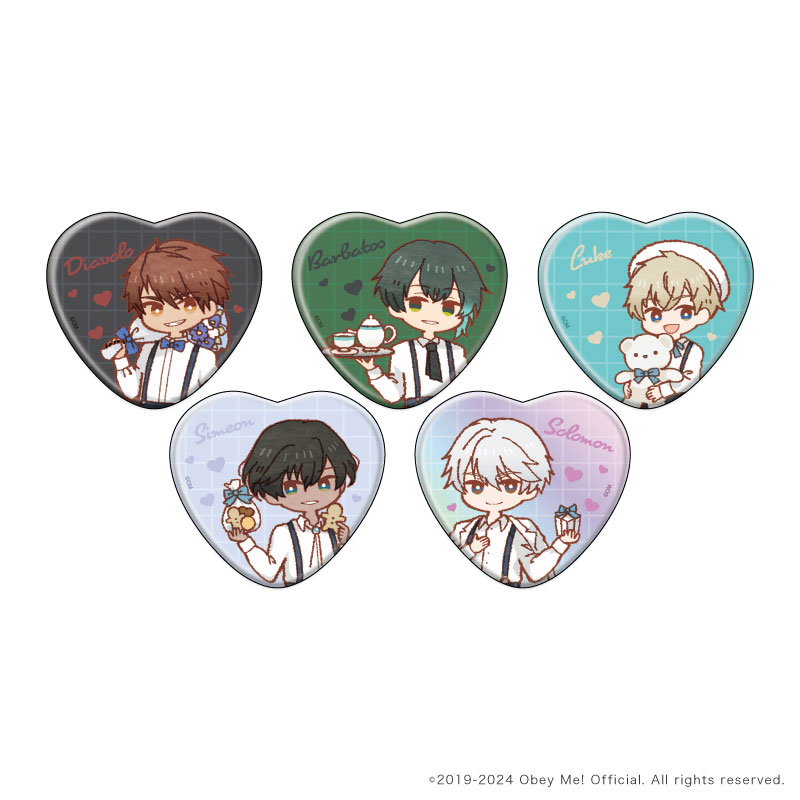 AmiAmi [Character & Hobby Shop] | Heart-shaped Tin Badge 