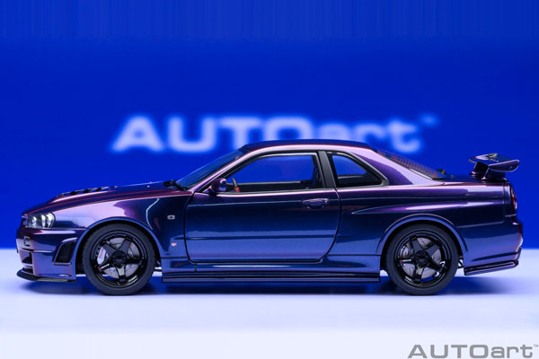 1/18 R34 GT-R アンダーイルミネーション付き AmiAmi [Character & Hobby Shop] | 1/18 NISMO R34 GT-R Z-tune
