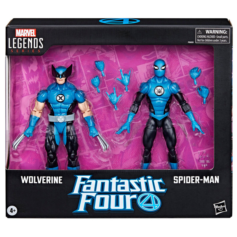 AmiAmi [Character & Hobby Shop] | Marvel Legends 6 Inch Comic Series  Wolverine & Spider-Man (Fantastic Four) [Comic](Released)