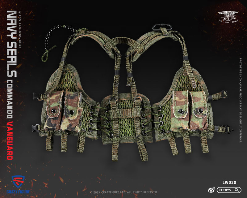 1/12 ネイビーシールズ コマンドー ヴァンガード（LW020） crazyfigure】LW020 1/12 NAVY SEALS Commando Vanguard