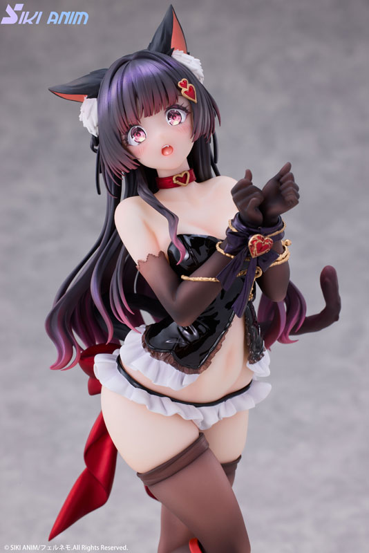 SHIRAHAMATOY 猫又 & siccalunakoubou AmiAmi [Character & Hobby Shop] | Shibarare Cat Ruhuna-chan 1/7