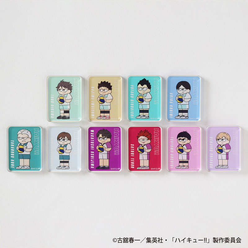 AmiAmi [Character & Hobby Shop] | Haikyuu!! Jirori Trading Acrylic 