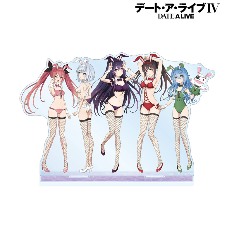 AmiAmi [Character & Hobby Shop] | Date A Live IV New Illustration Group  Swimsuit Bunny ver. BIG Acrylic Stand(Released)