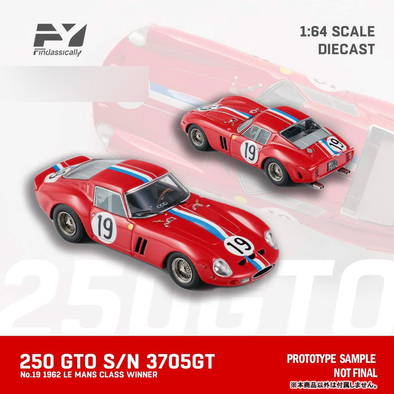 AmiAmi [Character & Hobby Shop] | 1/64 250 GTO S/N 3705GT 1962 LE MANS  CLASS WINNER #19(Released)