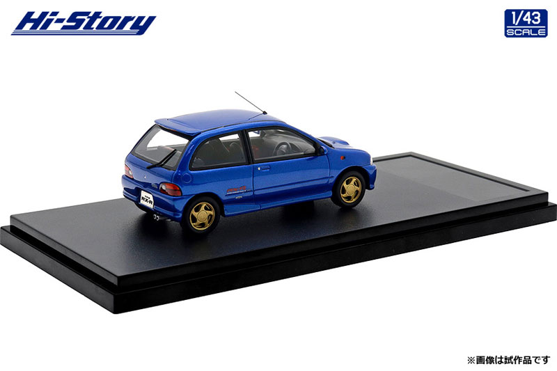 Hi-story SUBARU VIVIO RX-R 4WD メタリックブルー AmiAmi [Character & Hobby Shop] | 1/43 SUBARU VIVIO RX-R 4WD (1993