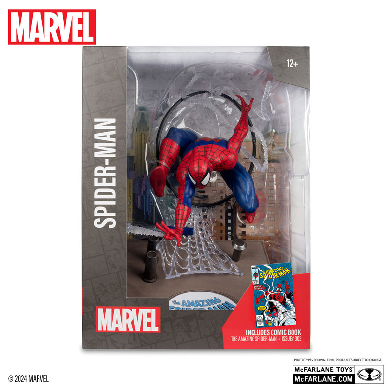 AmiAmi [Character & Hobby Shop] | 1/6 Scene Figure #001 Spider-Man (Todd  Mcfarlane / The Amazing Spider-Man Vol.1 #301)(Released)(Single Shipment)