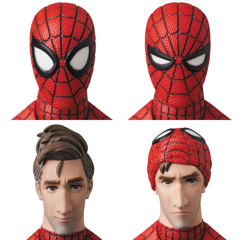 Mafex Into the Spider-verse 2024 Miles Morales and Peter B Parker