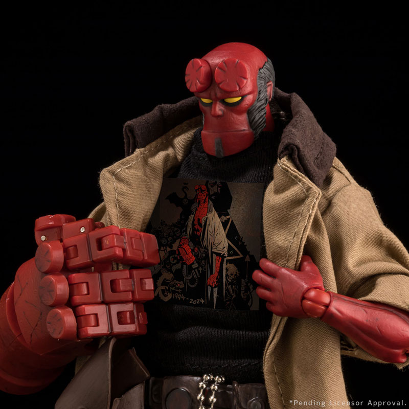 ヘルボーイ フィギュア hellboy 1/12　1000toys Amazon.com: 1000 Toys Hellboy 30th Anniversary 1:12 Scale