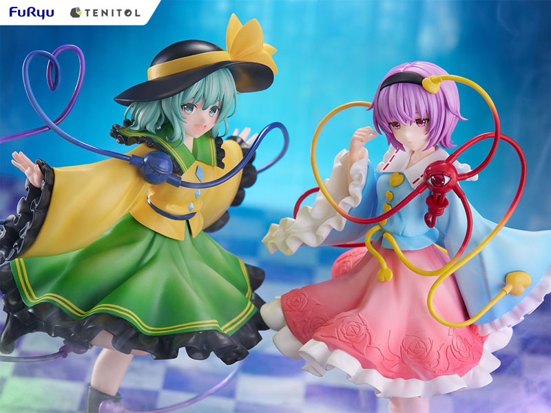 AmiAmi [Character & Hobby Shop] | TENITOL Touhou Project Satori Komeiji &  Koishi Komeiji Complete Figure(Pre-order)