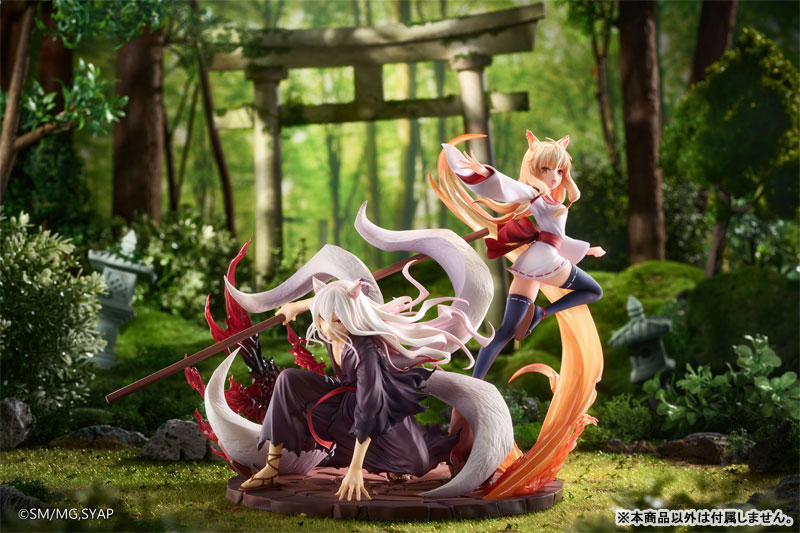 置物 youko 1/7 Scale Tama Youko & Jinka Yamato - Sengoku Youko: Yonaoshi