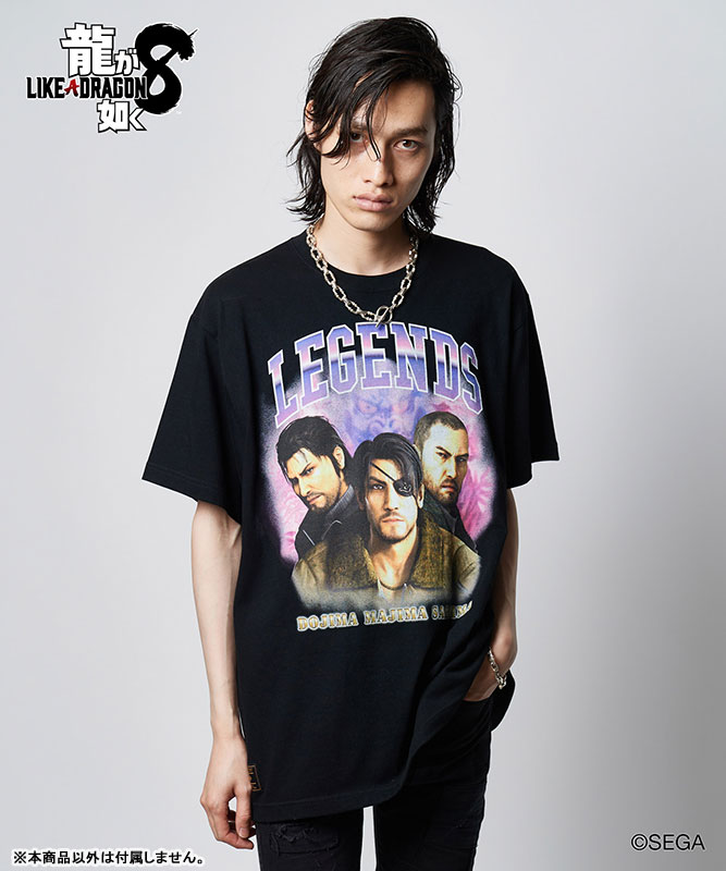 glamb×龍が如く8 glamb グラム 3 Legends T-shirts